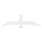 Ekena Millwork Bellingham Architectural Grade PVC Gable Bracket, 72"W x 21"H x 2"D x 6"F, 7/12 Pitch GBP072X21X0206BEL00 - alternate 5